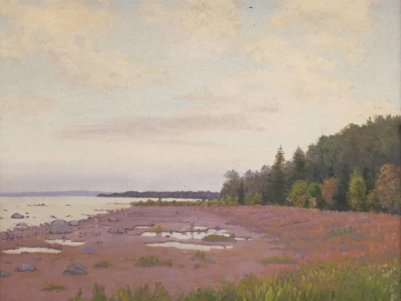 1853-Edward Burgess Butler - Costa del Michigan